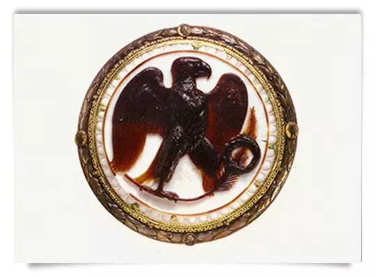 Postcard: Eagle Cameo
