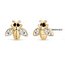 Stud Earrings: Little Bee Thumbnails 1