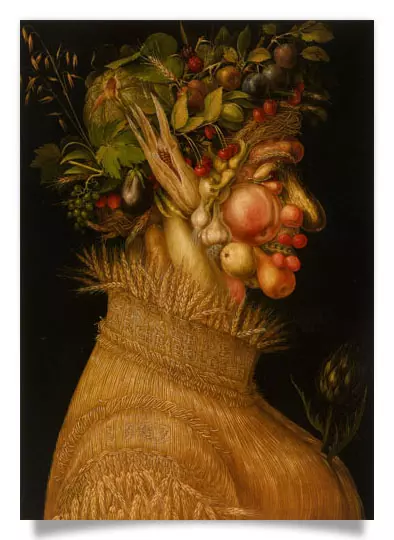 Postcard: Arcimboldo - Summer