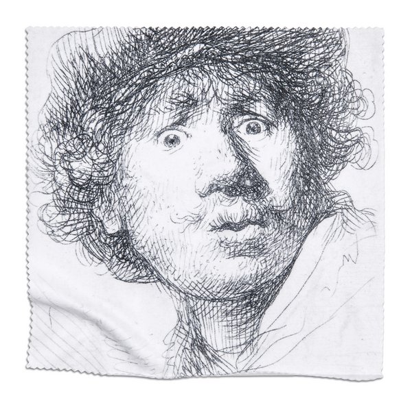 Brillentuch: Rembrandt - Selbstporträt