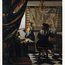 Greeting Card: Vermeer - The Art of Painting Thumbnails 1