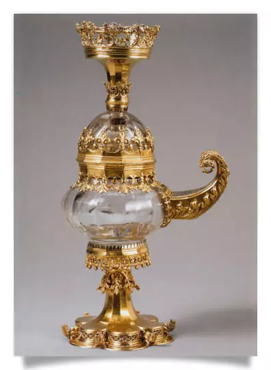 Postcard: Rock Crystal &quot;Double Goblet&quot;