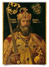 Postkarte: Kaiser Karl der Große
