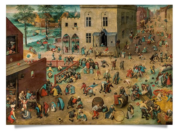 Wackelkarte: Bruegel - Kinderspiele