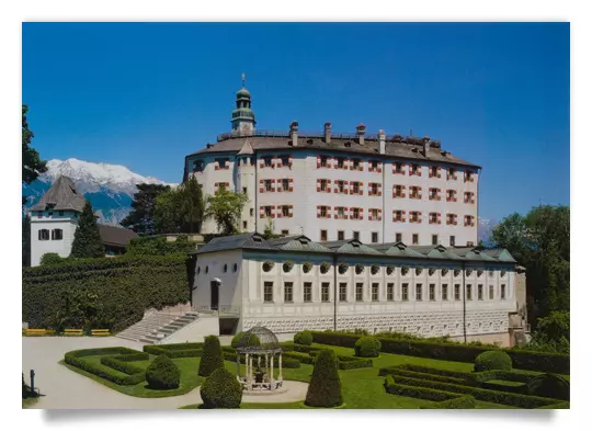 Postcard: Ambras Castle near Innsbruck