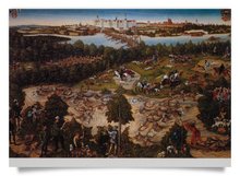 Postkarte: Hirschjagd des Kurfürsten Johann Friedrich