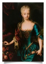 Postcard: Portrait of the young Empress Maria Theresia