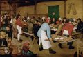 Postkartenpuzzle: Bruegel - Bauernhochzeit Thumbnails 2