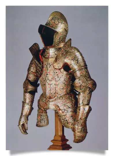 Postcard: Half Armour of Prince Nicolaus Radziwill IV