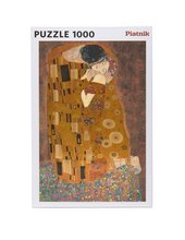 Puzzle: Klimt - Der Kuss Metall Design