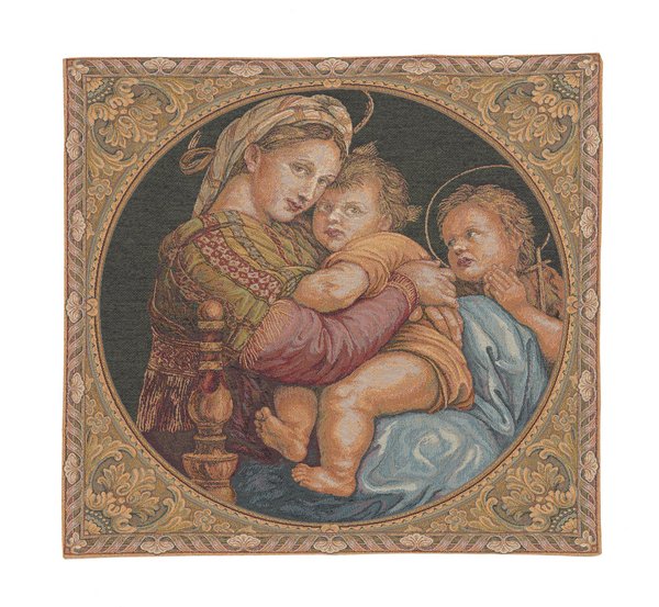 Wandteppich: Raffael - Madonna mit dem Christuskind und Johannesknabe