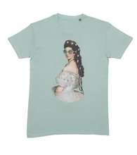 T-Shirt: Sisi with Glasses - green