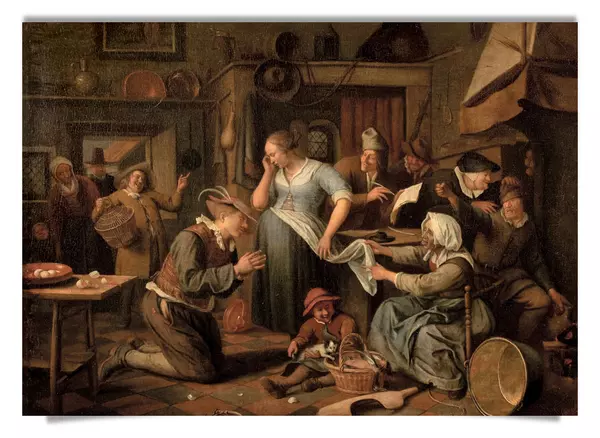 Postcard: Marriage Contract