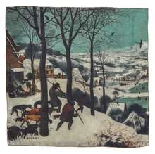 Silk Scarf: Bruegel - Hunters in the Snow