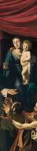 Lesezeichen: Caravaggio - Rosenkranzmadonna