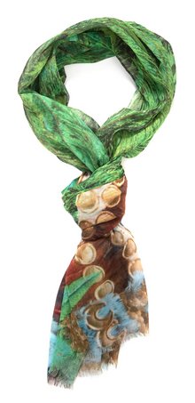 Scarf: Quetzal Feathered Headdress