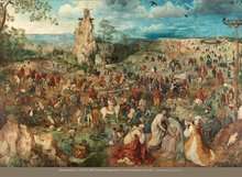 Poster: Bruegel - Kreuztragung Christi