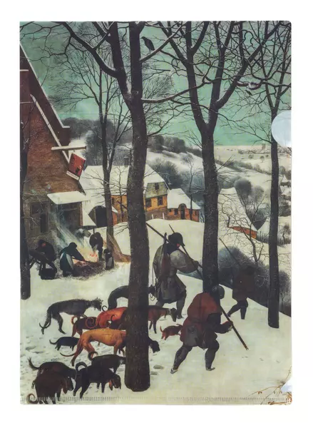 Aktenhülle: Bruegel - Jäger im Schnee