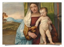 Postcard: Madonna with Christ Child