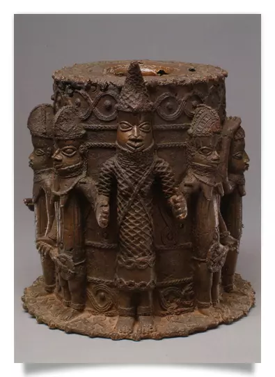Postcard: Altar of the Hand of an Iyoba - Ikegobo