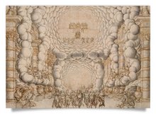 Postkarte: Bühnenbildentwurf