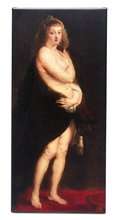 Canvas Print: Rubens - Helena Fourment-The little Fur