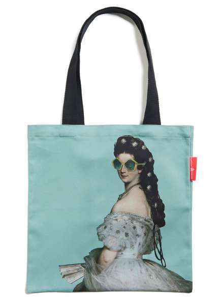 Canvas Bag: Sisi with glasses