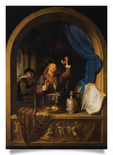 Postkarte: Der Arzt