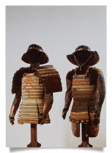 Postkarte: Samurai-Rüstung