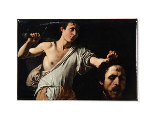 Magnet: Caravaggio David with the Head of Goliath