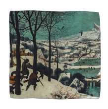 Silk Neckerchief: Bruegel - Hunters in the Snow