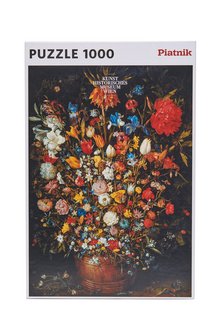 Jigsaw Puzzle: Brueghel - Flowers in a Wooden Vessel