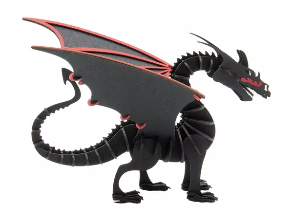 3D Paper Model: Dragon