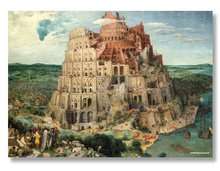 Poster: Bruegel - Tower of Babel