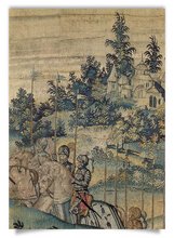 Postcard: Tapestry - Landscape (detail)