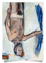Postcard: Finger Painting - Nude