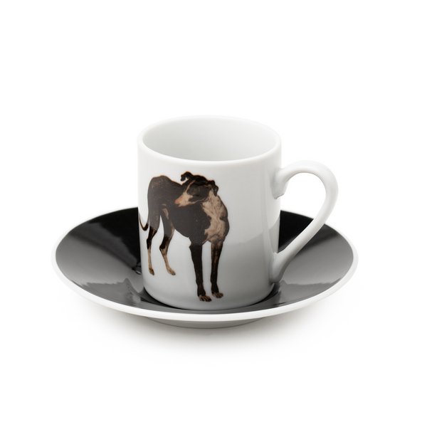 Espresso Set: Brueghel - Tierstudie Windhund
