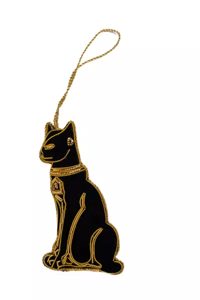 Stoffanhänger: Ägyptische Katze