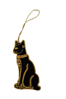 Stoffanhänger: Ägyptische Katze