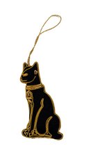 Fabric Pendant: Egyptian Cat