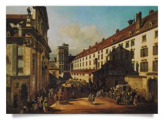 Postkarte: Dominikanerkirche in Wien