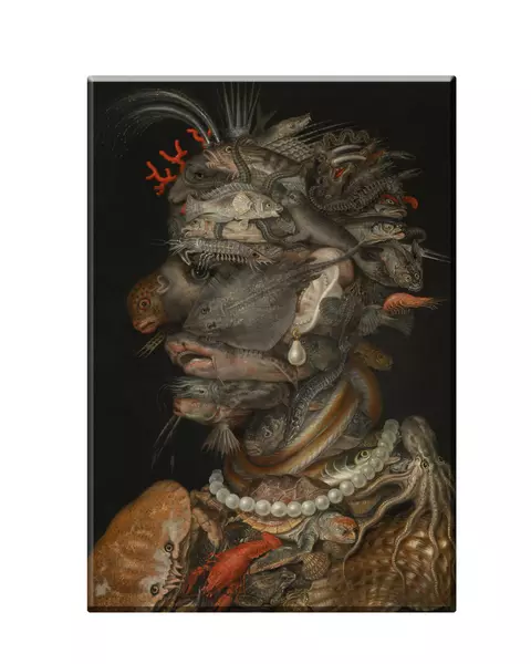 Magnet: Arcimboldo - Wasser