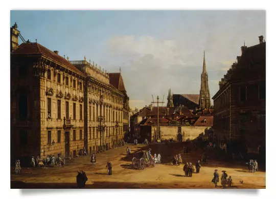 Postcard: The Lobkowitz Square in Vienna