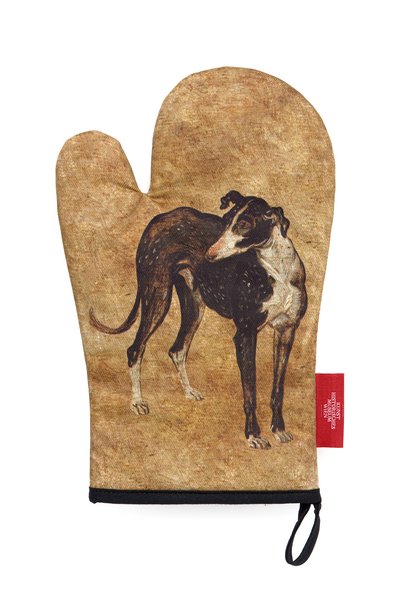 Topfhandschuh: Brueghel - Tierstudie Hunde