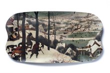 Tablett: Bruegel - Jäger im Schnee