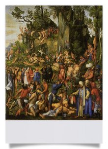 Postcard: Martydom of the Ten Thousend Christians