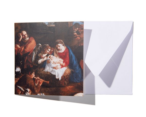 Greeting Card: Adoration of the Sheperds - Detail