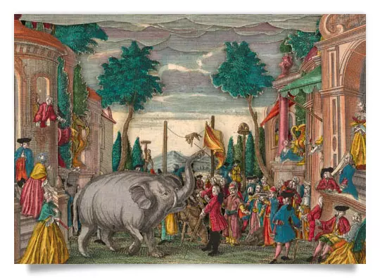 Postcard: Scene for a Peep-Show Box, No. 45