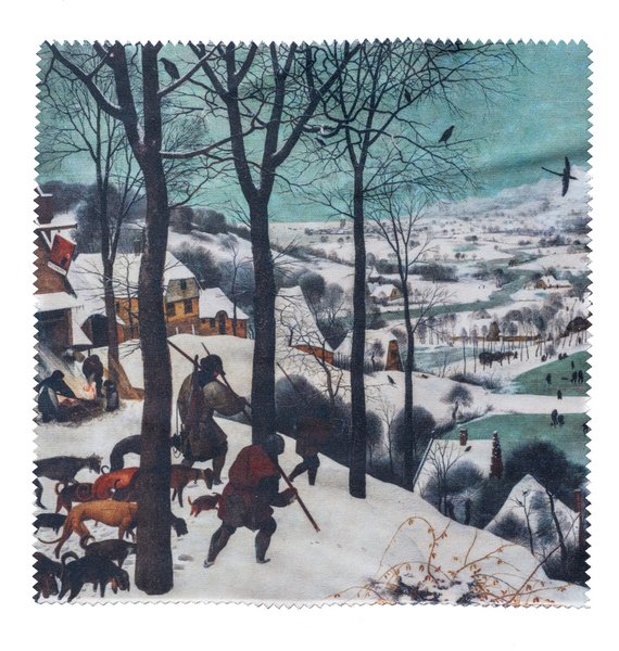 Brillentuch: Bruegel - Jäger im Schnee