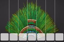 Ordnerrücken: Quetzalfeder-Kopfschmuck
